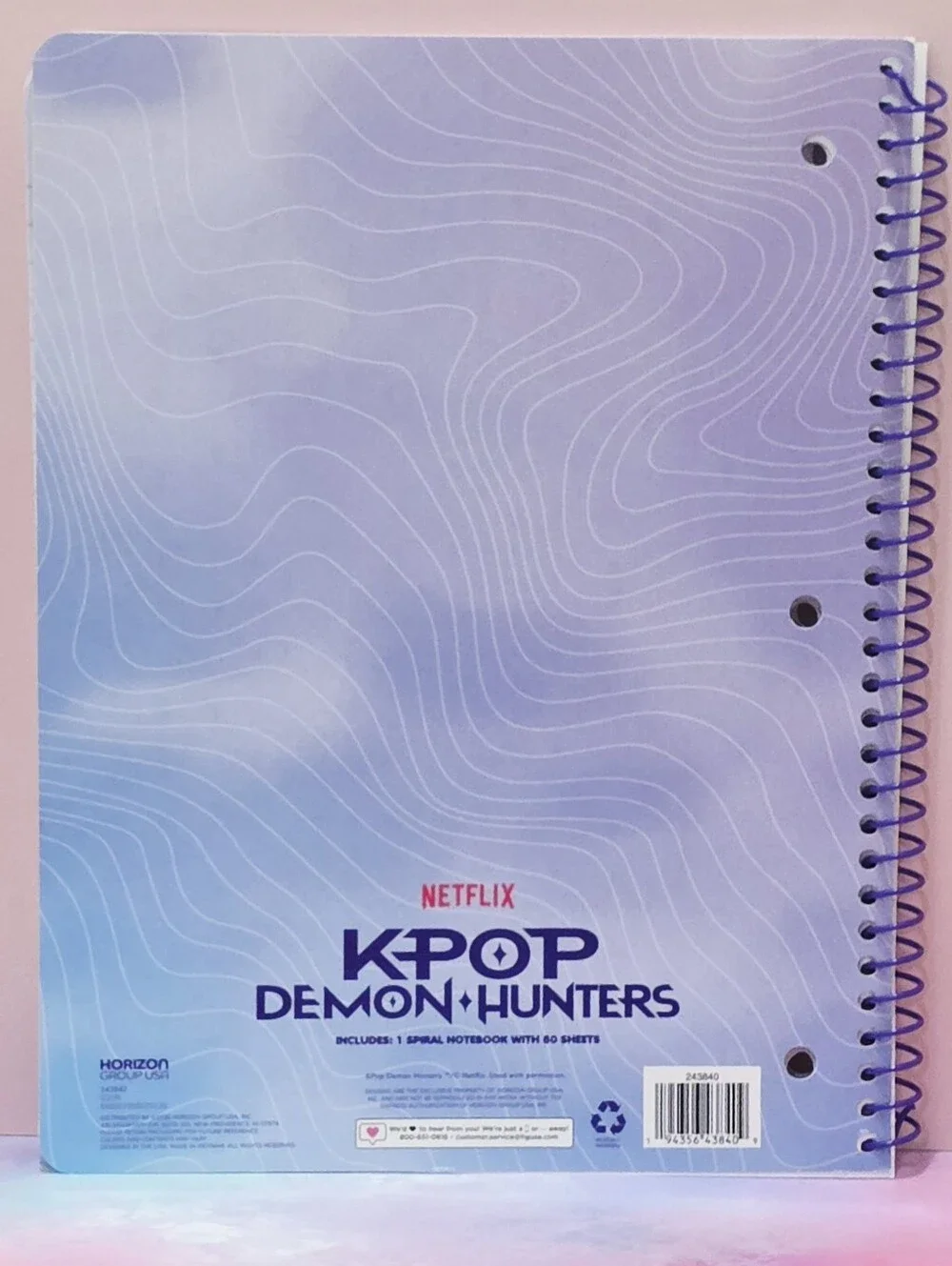 K-POP Demon Hunters School Supplies Notebooks, Folder, Pencil Case, Water Bottle